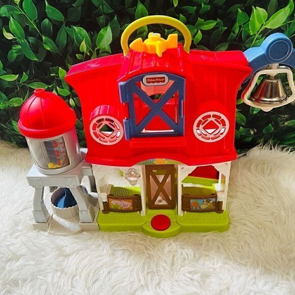 Fisher Price Little People Caring For Animals Musical Farm Barn Bundle Lo - Picture 5 of 12
